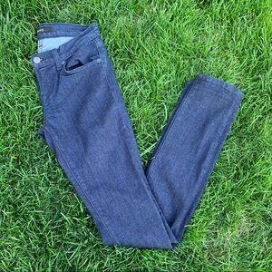 J Brand Dark Wash Eclipse Mid Rise Skinny Jeans